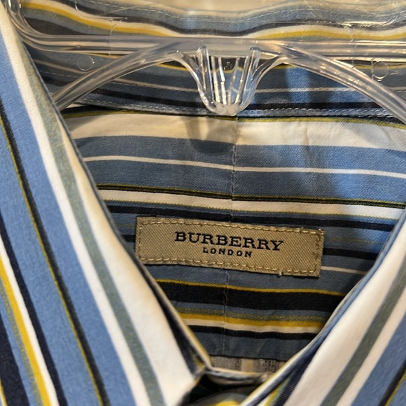 Burberry striped button up - Picture 5 of 6